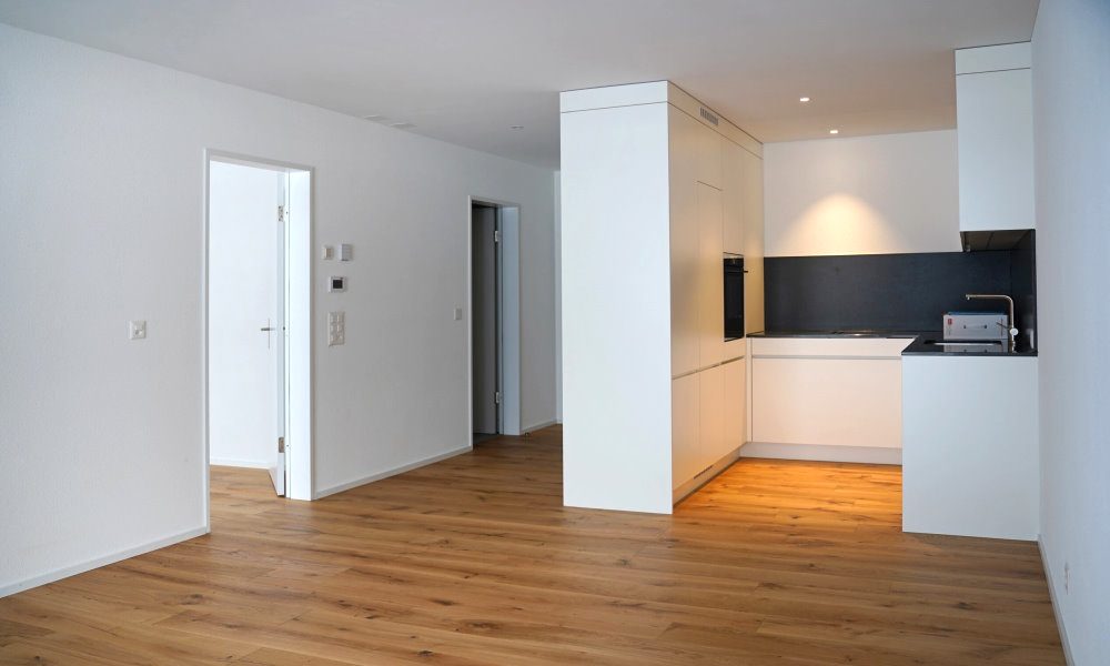 Immobillienwohnung leer